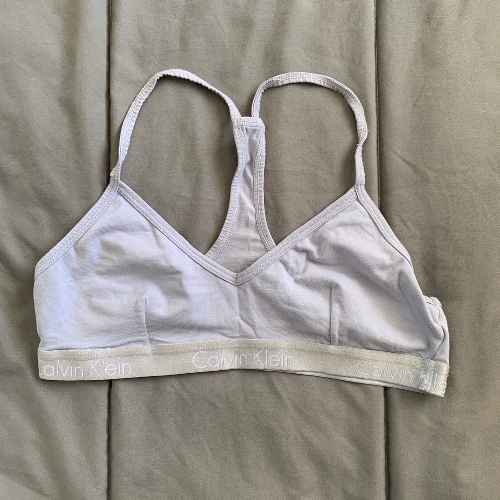 Calvin Klein lilac sports bra